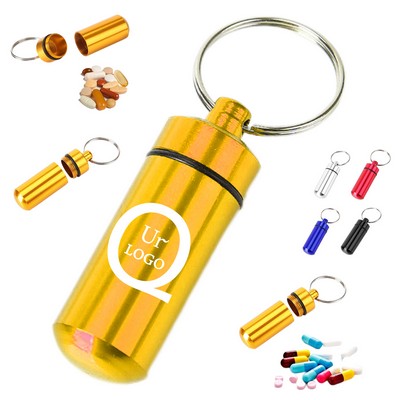 Portable Pill Case Bottle
