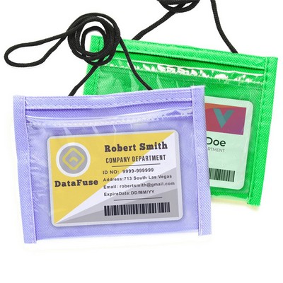 Adjustable Lanyard Neck Wallet - 3.95" x 5.25"