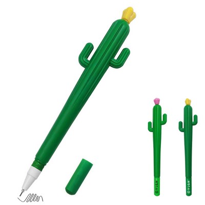 Cactus Pen With Flower