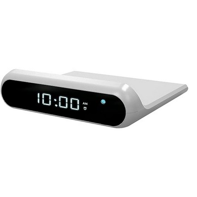 CHARGEWORX Chargeworx - Wireless 2-In-1 Charging Alarm Clock