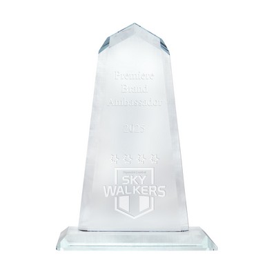 12"Clear Pinnacle Award