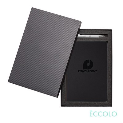 Eccolo® New Wave Journal/Clicker Pen Gift Set - (M)