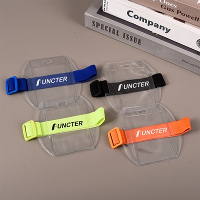 Armband Badge Holders W/Hook & Loop Strap