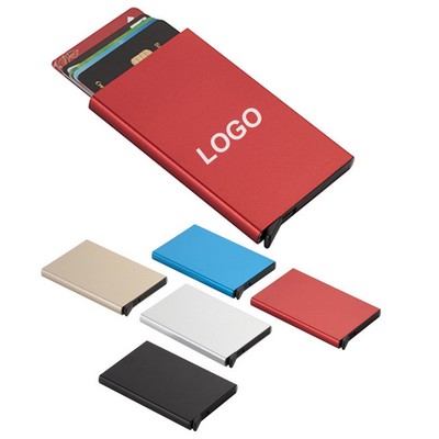 RFID Blocking Automatic Business Card Case