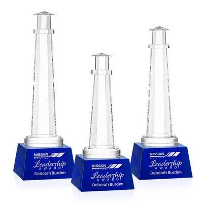 Lighthouse Award on Robson Base - Blue