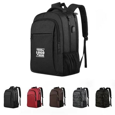 School Computer Bookbag With USB Charging Port