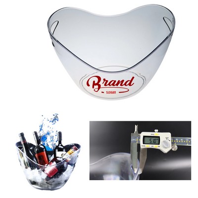135 oz. Clear Plastic Ice Bucket