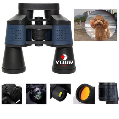 7x Black And Blue Binocular