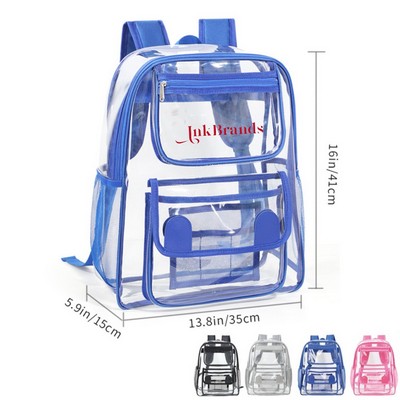 Clear Backpack Heavy Duty PVC Transparent