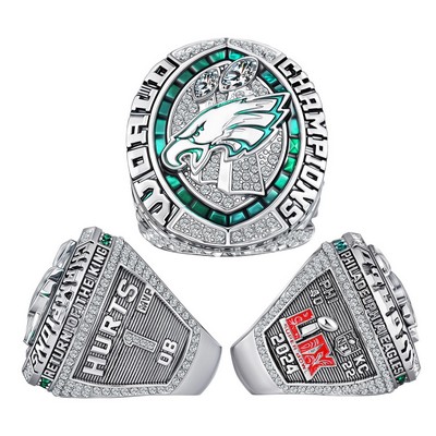Custom Alloy Champion Ring with Bling Gemstone