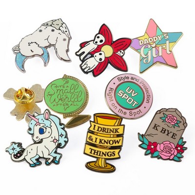 1.5" Soft Enamel Lapel Pin