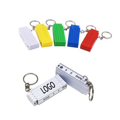 Folding Ruler With Keychain