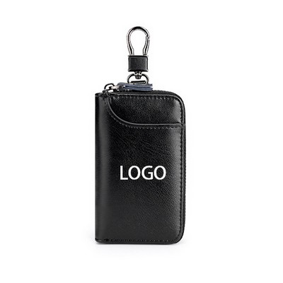 Large Capacity Zipper Wallet For Keys Cards