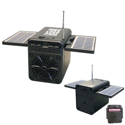 Solar-Powered Chargeable Emergency FM Radio