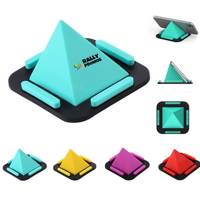 Multi-purpose Multi-angle Silicone Pyramid Phone Holder