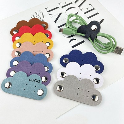 Heart Shape Pu Leather Heart Cord Organizer