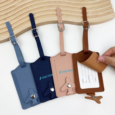 PU Privacy Protection Luggage Tag Baggage ID Label
