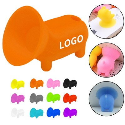 Silicone Pig-Inspired Phone Grip Stand