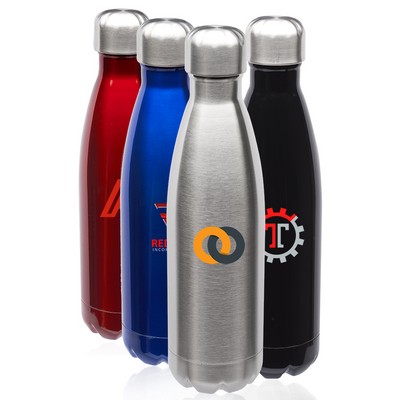17oz Stainless Steel Levian Cola Shaped Bottles