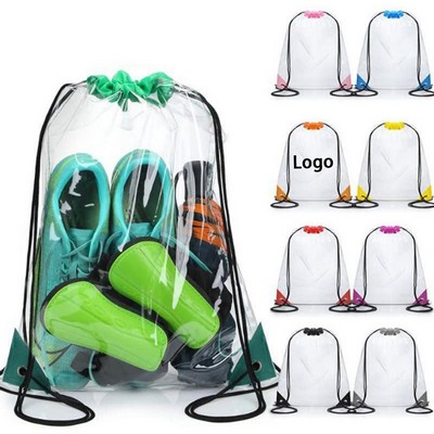 Oversize Clear Stadium Drawstring Bag