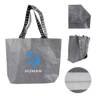 Laminated Recycled PP Woven Shopping Bag