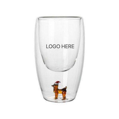330ml High Borosilicate Double-Layer Glass Coffee Cup
