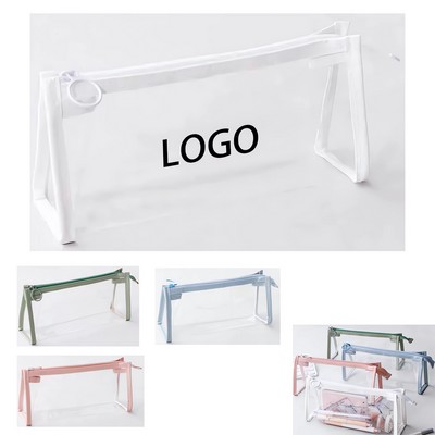 Clear PVC Zipper Pencil Case
