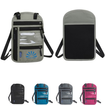 RFID Blocking Neck Wallet