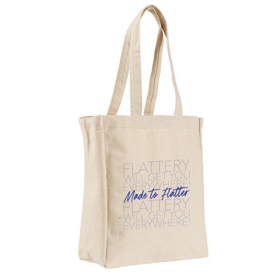 Screen Printed Book/Tote Bag ( 11"W X 14"H X 5" )