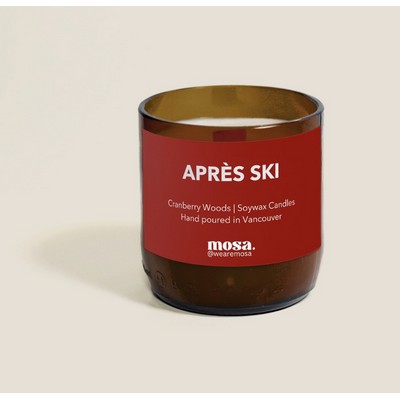Cranberry Scented Soy Candle – 8oz Recycled Glass Promotional Candle