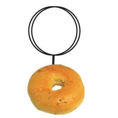 Bagel Executive Key Chain w/Mirrored Back (8 Square Inch)