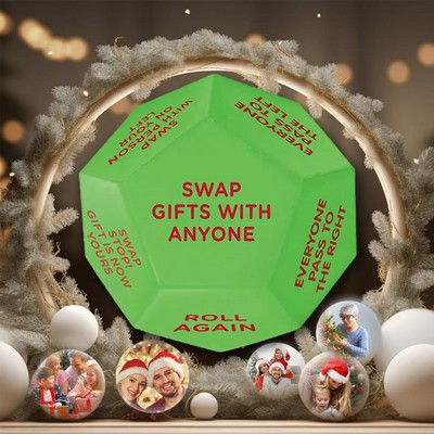 Customized Santa Swap Gift Exchange Dice