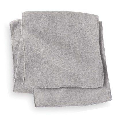 Gray Fleece Neck Scarf