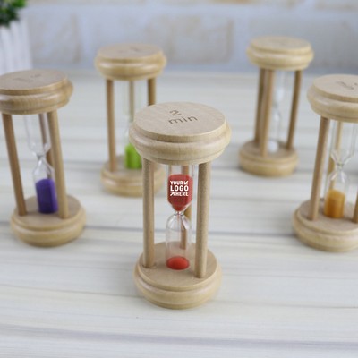 Wooden Hourglass Timer (1/2/3 Minutes)