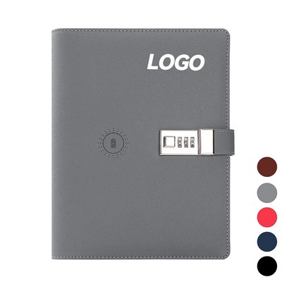 Multi Functional Wireless Charger Travel Notebook