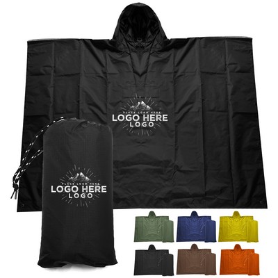 Multifunctional Adult Poncho Raincoat
