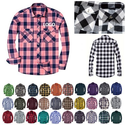 Flannel plaid shirt