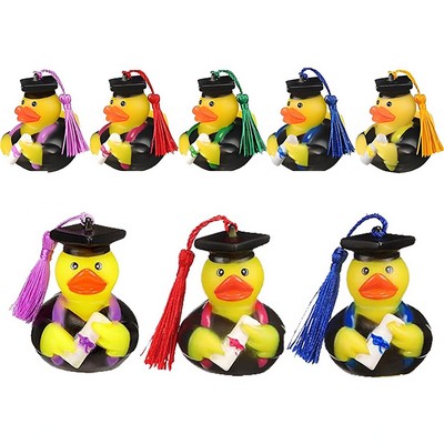 Graduation Vinyl Yellow Duck Cake Topper