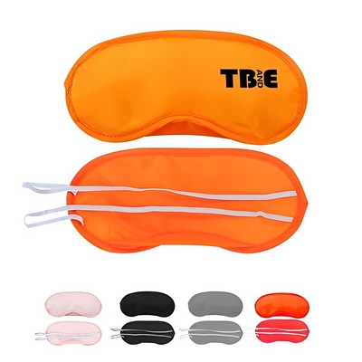 Disposable Polyester Travel Sleep Eye Mask W/ Nose Pad
