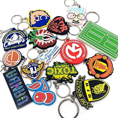 Soft PVC Rubber Keychain