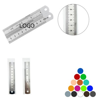 4" Stainless Steel Ruler