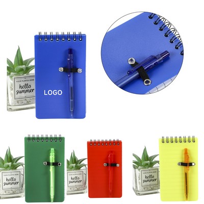 Waterproof Mini Notebook with Pen