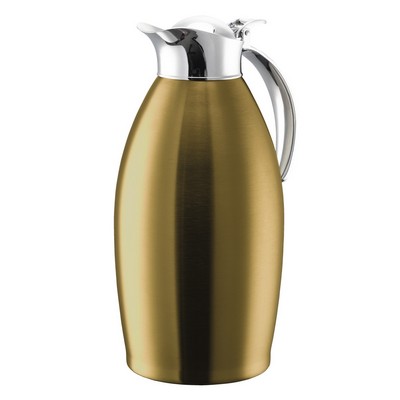 1.5 Liter Nicollet Series Vintage Gold Vacuum Insulated Carafe w/Flip Top Lid