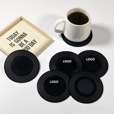 Retro Vinyl Record Drink Coasters Non Slip