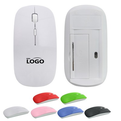 Ultra-thin Mini USB 2.4G Wireless Optical Mouse 3 DPI Modes