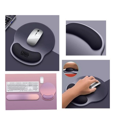 Ergonomic Wrist Rest Mouse Pad with Non-Slip Base