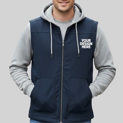 CornerStone® Duck Fleece Full-Zip Hooded Jacket - 4XL