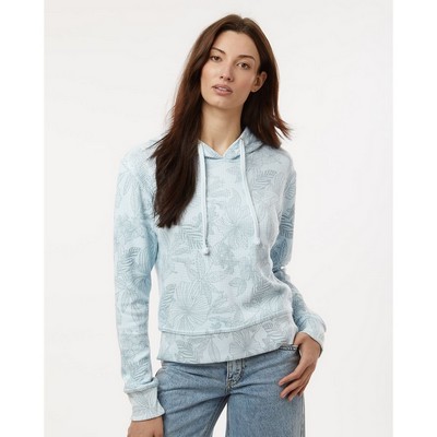 MV Sport Women's Maddie Floral Print Hooded Sweatshirt - W24105