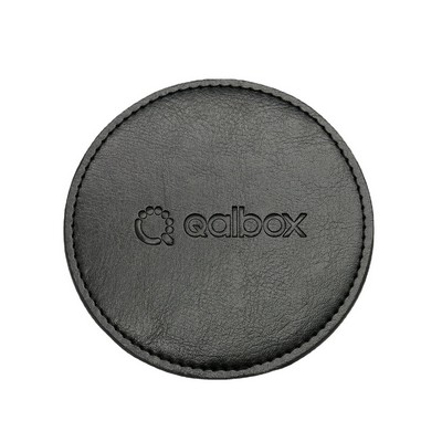 Faux leather Coaster
