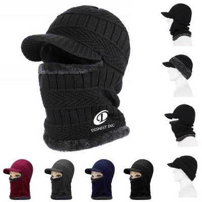 Warm Fleece Windproof Ski Face Hoodie Mask MOQ 15pcs